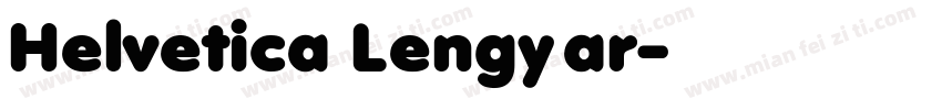 Helvetica Lengyar字体转换